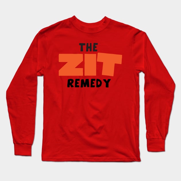 The Zit Remedy Long Sleeve T-Shirt by Alarm Creative